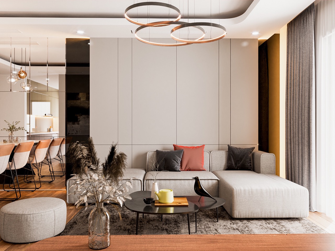 Các Yếu Tố Làm Nên Một Phòng Khách Chung Cư Đẹp