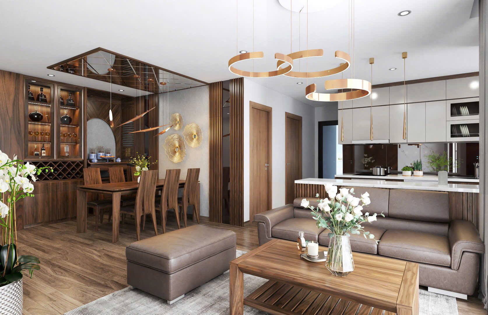 THIẾT KẾ NỘI THẤT NHÀ MẶT ĐẤT 3 TẦNG